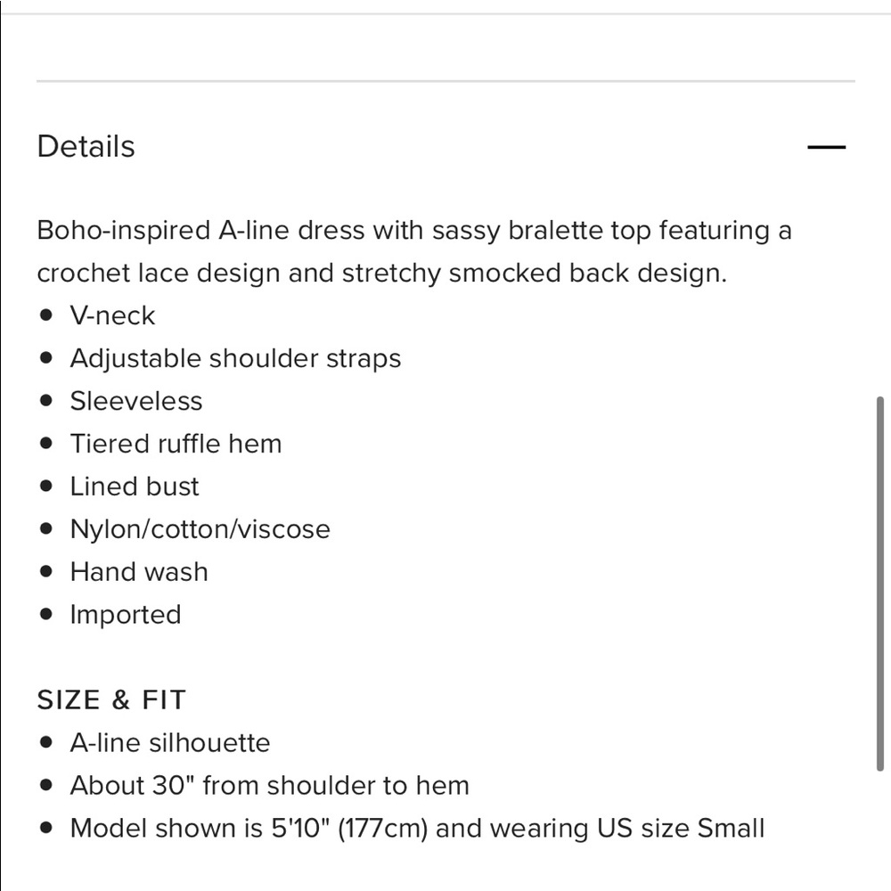 Free People Adella Slip Lace D… - Picture 8 of 8